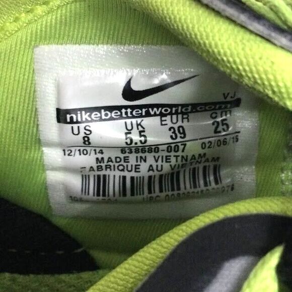 Nike TR Connect 2-Women's 8-Black/Silver Leopard-Print Running Shoes- 638680-007 - Picture 9 of 9